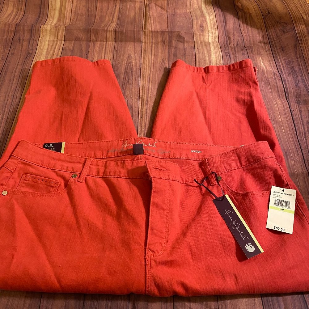 Gloria Vanderbilt Jordyn Mid-Rise Capri | 18W NWT